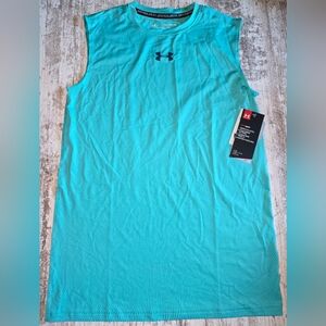 NWT Boys YXL XL Under Armour Sleeveless Shirt